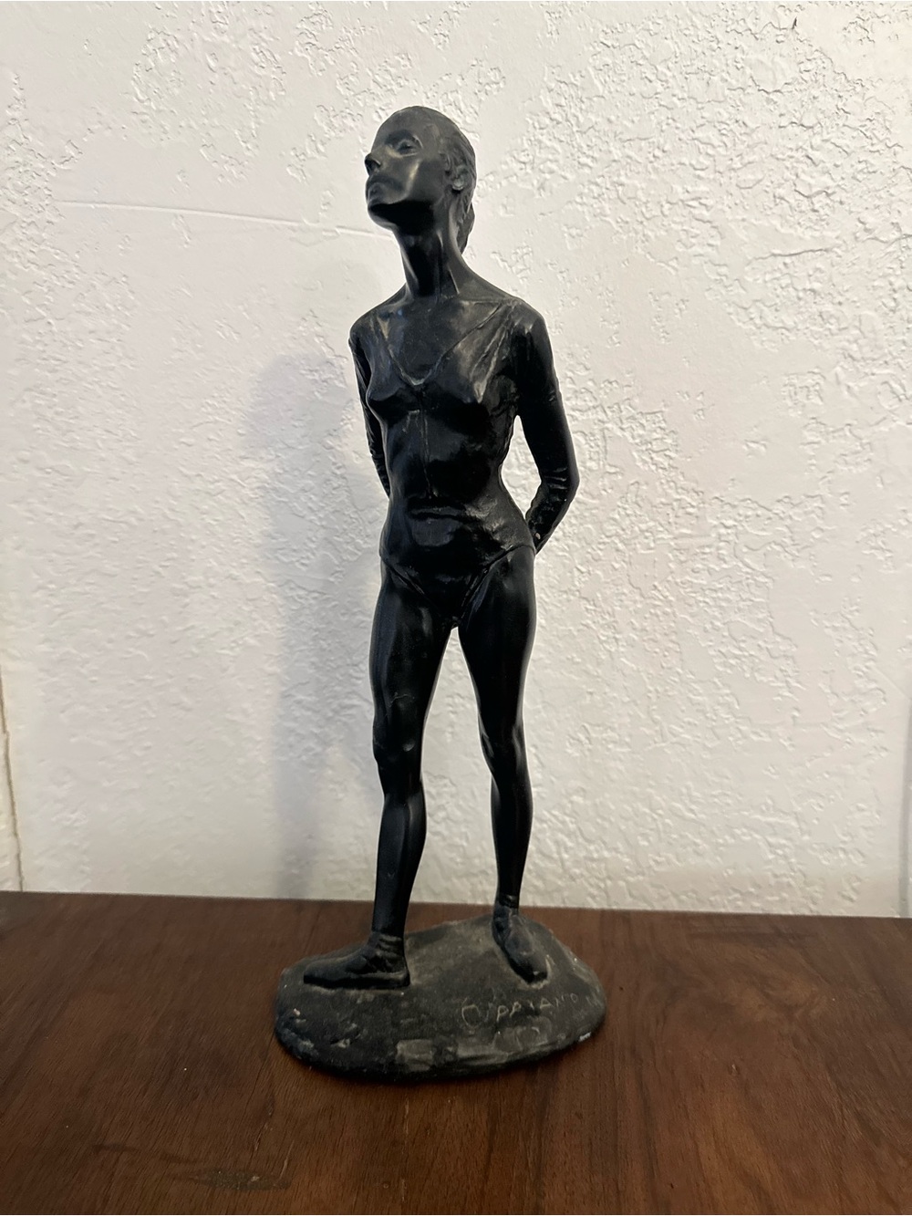 Vintage Ballerina Ballet Dancer Sculpture By Anthony Cipriano